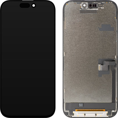 Écran tactile ZY pour Apple iPhone 16 Pro, avec cadre, Version LCD In-Cell IC Movable, Noir