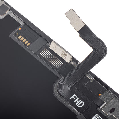 ZY Touchscreen Display für Apple iPhone 12 / 12 Pro, mit Rahmen, In-Cell IC Movable LCD Version, Schwarz