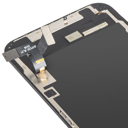 ZY Touchscreen-Display für Apple iPhone 17e / 16e, mit Rahmen, LCD In-Cell IC bewegliche Version, Schwarz