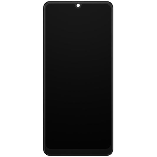 Touchscreen Display Samsung Galaxy A31 A315, mit Rahmen, Schwarz, Service Pack GH82-2276761A
