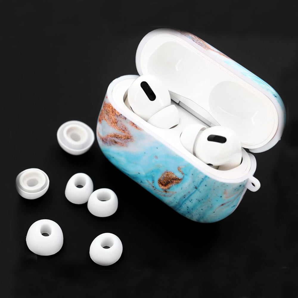Bouchons Techsuit ET1 pour Apple AirPods Pro Series, Set de 3 pièces, Blancs