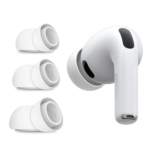 Techsuit ET2 Ohrstöpsel für Apple AirPods Pro 3, Größe XS / S / L, Weiß