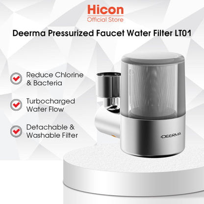 Wasserhahn-Wasserfilter Deerma LT01, Silber