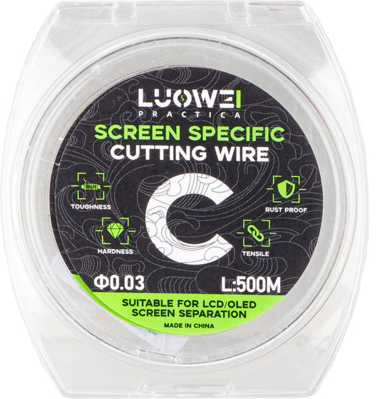Fil de molybdène Luowei, 0,03 mm, 500 m