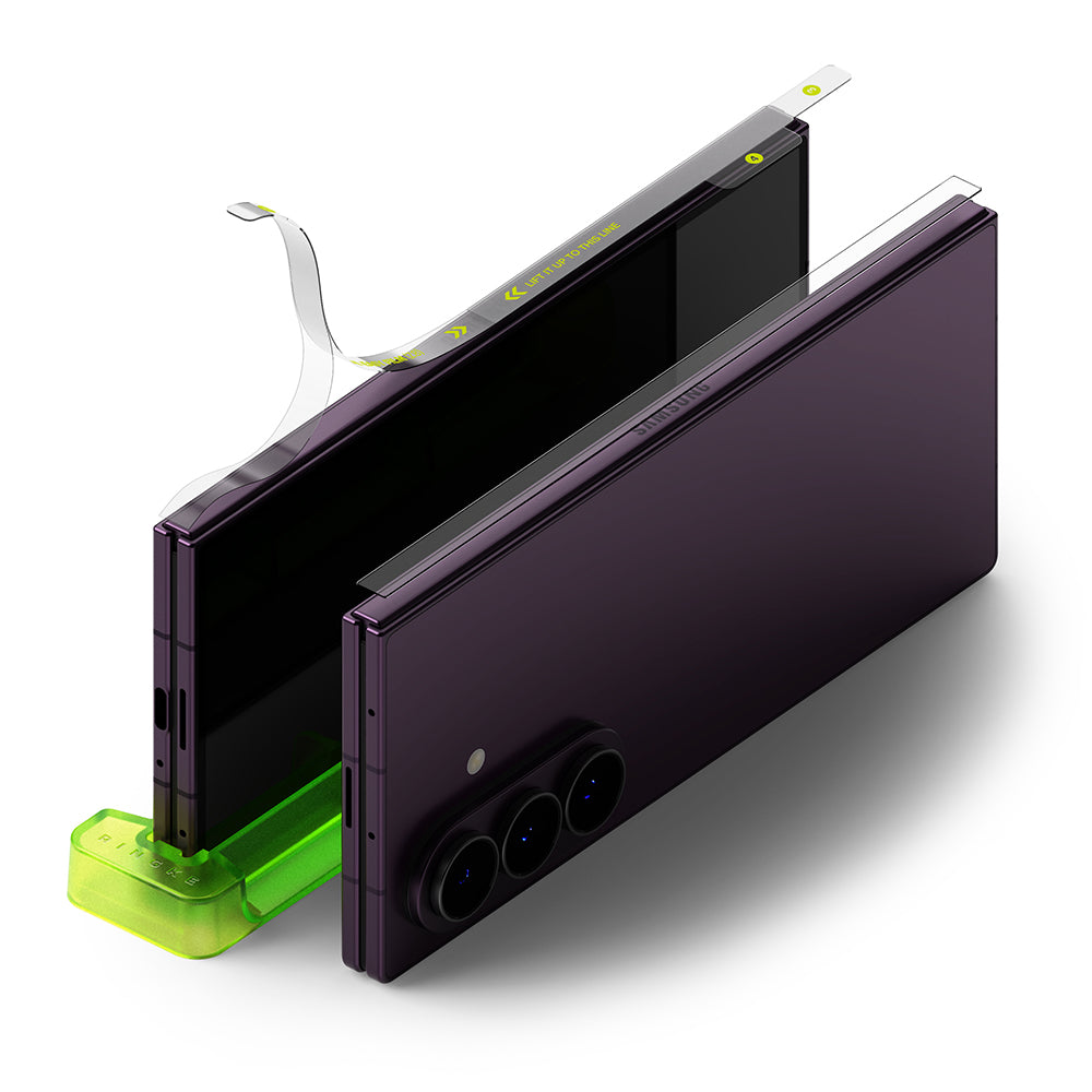 Schutzfolie Ringke Dual Easy Scharnier für Samsung Galaxy Z Fold8 Ultra F976, Kunststoff, 2er-Set