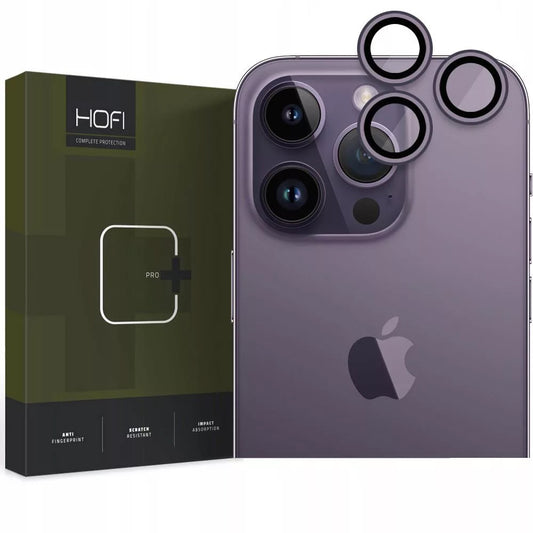 Schutzfolie für die Rückkamera Tech-Protect CamRing Fit+ für Apple iPhone 14 Pro Max / 14 Pro, Gehärtetes Glas, Lila