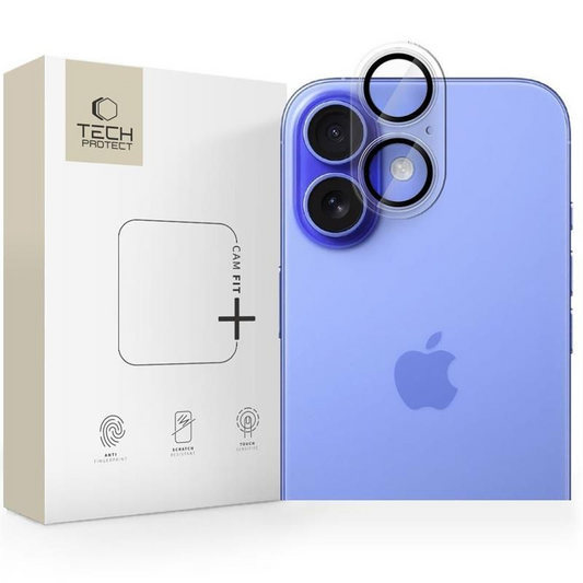 Schutzfolie für die Rückkamera Tech-Protect CamFull Fit+ für Apple iPhone 17, gehärtetes Glas, matt transparent.