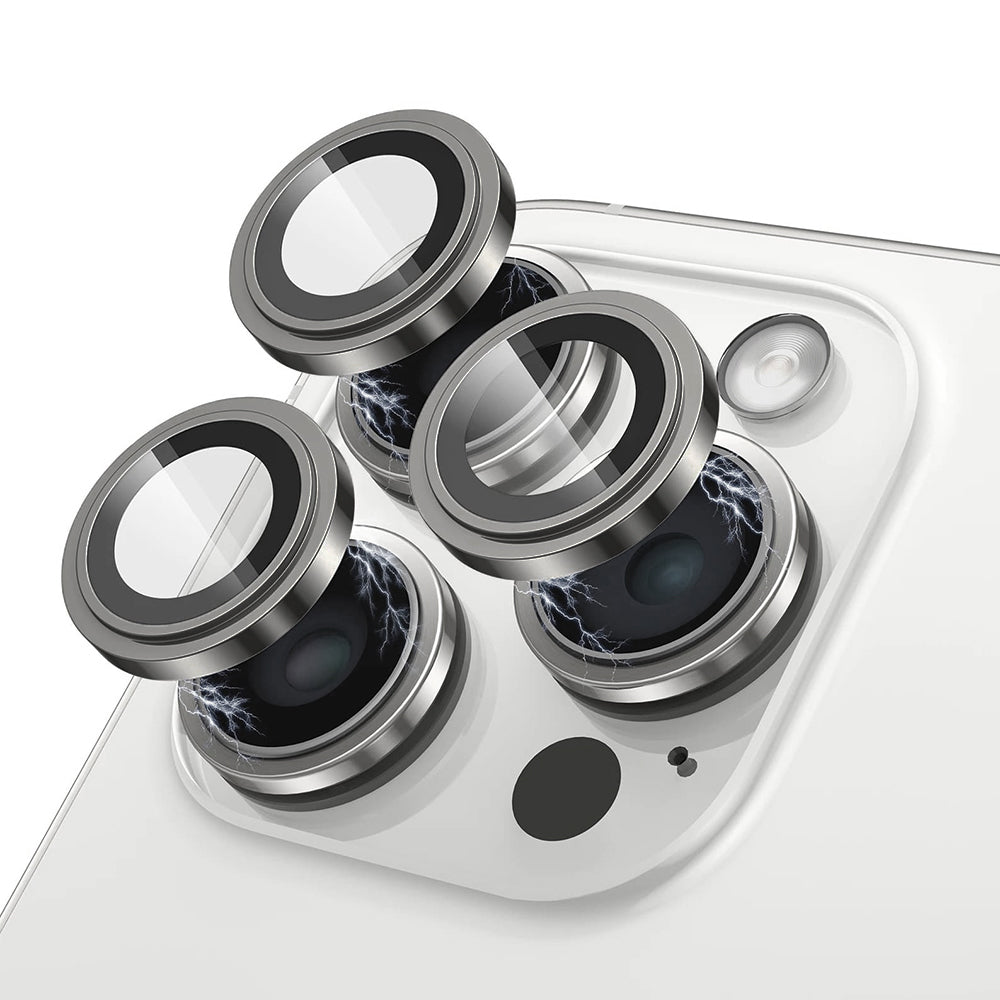 Film de protection pour caméra arrière Lito S+ pour Apple iPhone 13 Pro Max / 13 Pro, Verre trempé, Gris