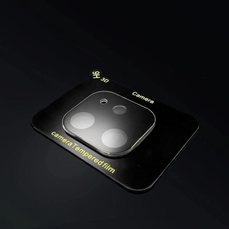 Film de protection Caméra Arrière WZK pour Apple iPhone 17 Pro Max, Verre Trempé, Set 2 pièces, Noir