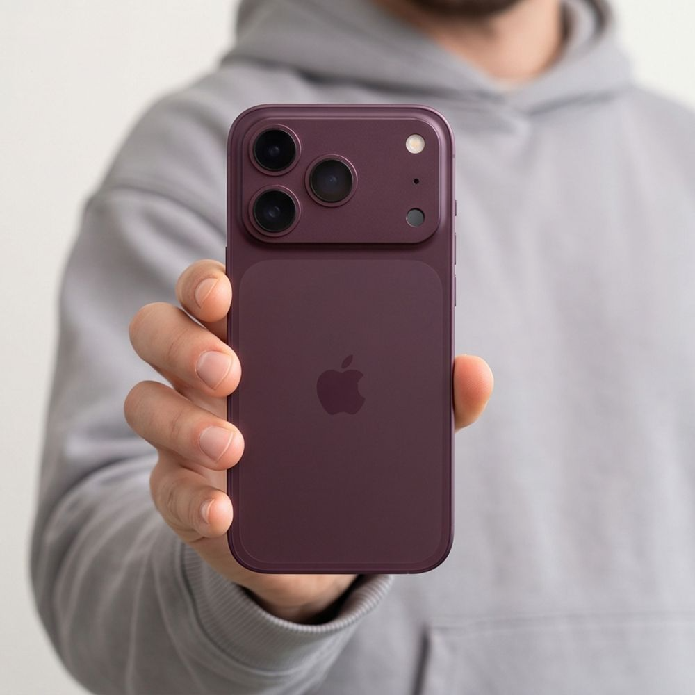 Film de protection pour caméra arrière Tech-Protect CamFull Fit+ pour Apple iPhone 18 Pro, Verre trempé, Bordeaux