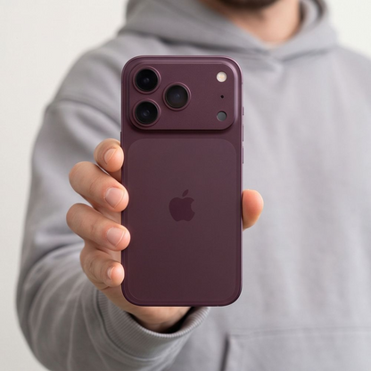 Film de protection pour caméra arrière Tech-Protect CamFull Fit+ pour Apple iPhone 18 Pro Max, Verre trempé, Bordeaux