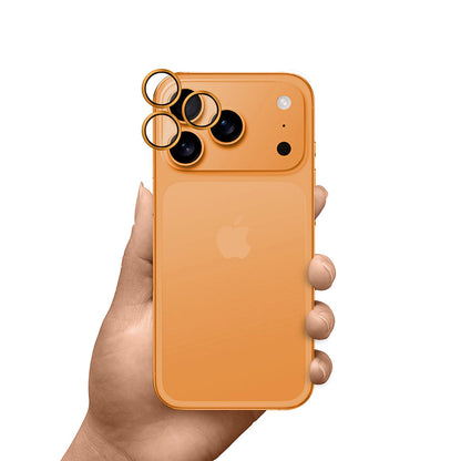 Film de protection pour caméra arrière 3MK Hardy Protection Pro pour Apple iPhone 17 Pro Max / 17 Pro, Verre Trempé, Orange