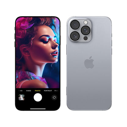 Schutzfolie 3MK Pro Full Cover für die Rückkamera des Apple iPhone 17 Pro, gehärtetes Glas, Schwarz