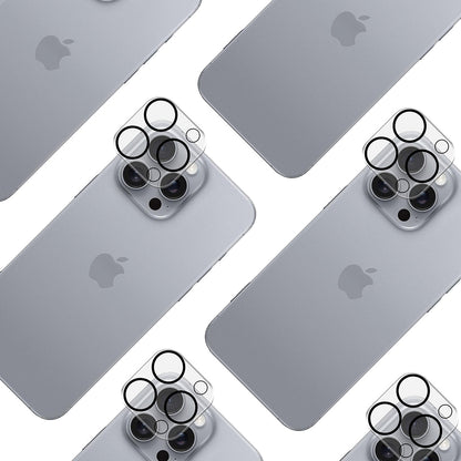 Schutzfolie 3MK Pro Full Cover für die Rückkamera des Apple iPhone 17 Pro, gehärtetes Glas, Schwarz