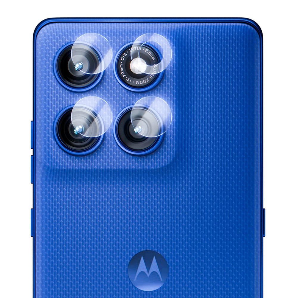 Film de protection pour caméra arrière 3MK Protection pour Motorola Edge 60 Pro, Verre flexible, Lot de 4 pièces, Transparent