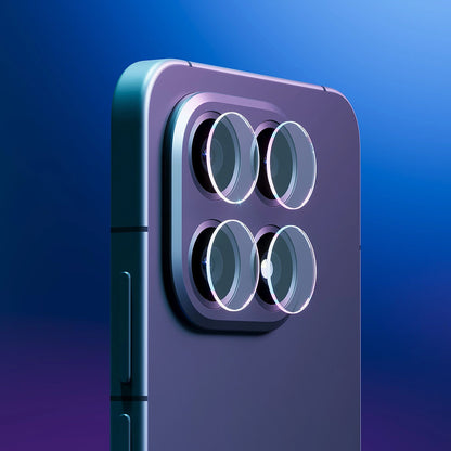 Schutzfolie für die Rückkamera 3MK Protection für Oppo Find X9 Pro, gehärtetes Glas, Set mit 4 Stücken, Transparent