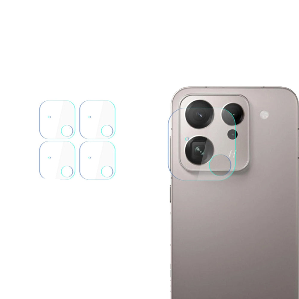 Film de protection pour caméra arrière 3MK Protection pour Oppo Find X9, Verre Trempé, Lot de 4 pièces, Transparent