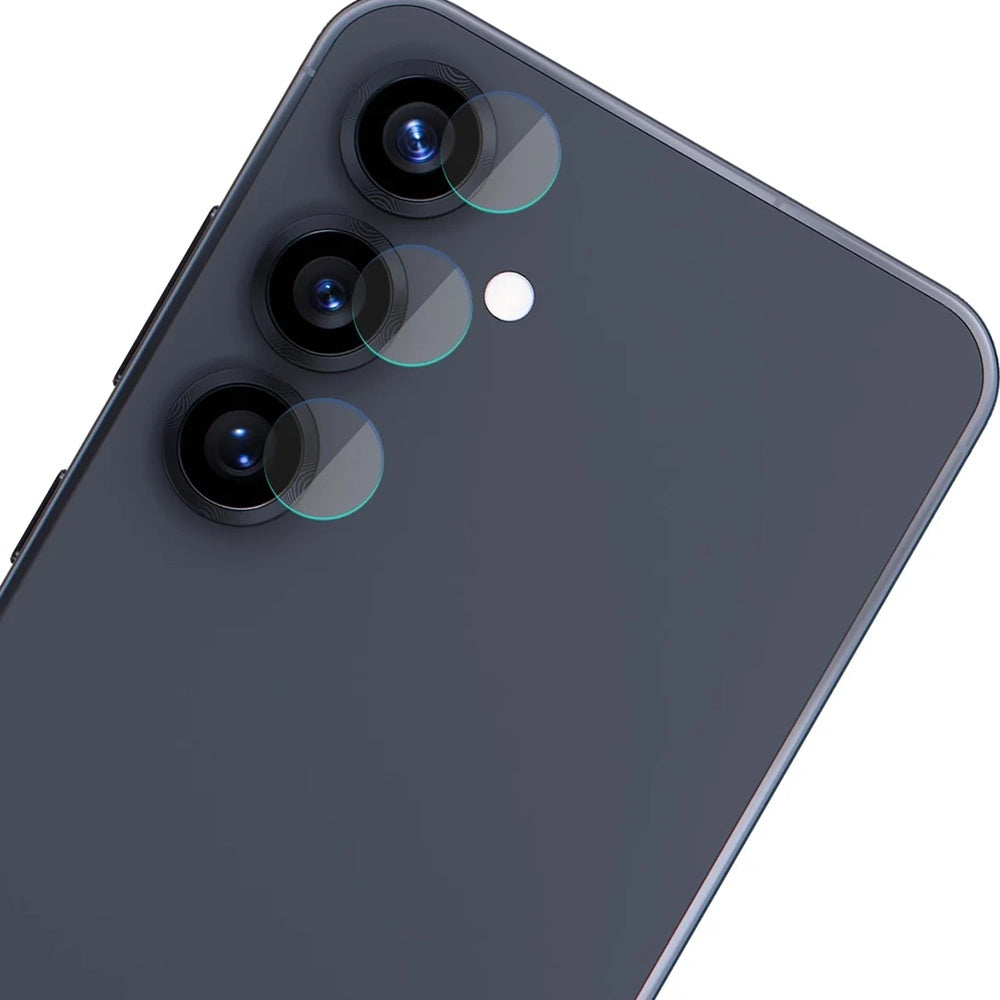 Rear Camera Protection Film 3MK Protection for Samsung Galaxy S25 FE, Tempered Glass, Set of 4 pieces, Transparent