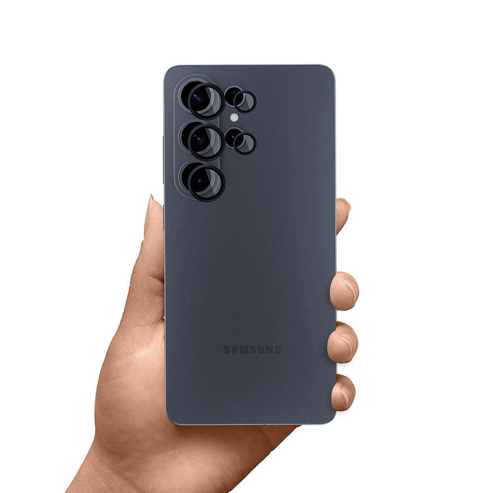 Film de protection pour caméra arrière 3MK Protection pour Samsung Galaxy S26 Ultra S948, Verre Trempé, Noir