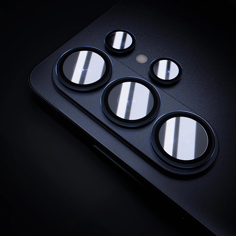 Film de protection pour caméra arrière 3MK Protection pour Samsung Galaxy S26 Ultra S948, Verre Trempé, Noir