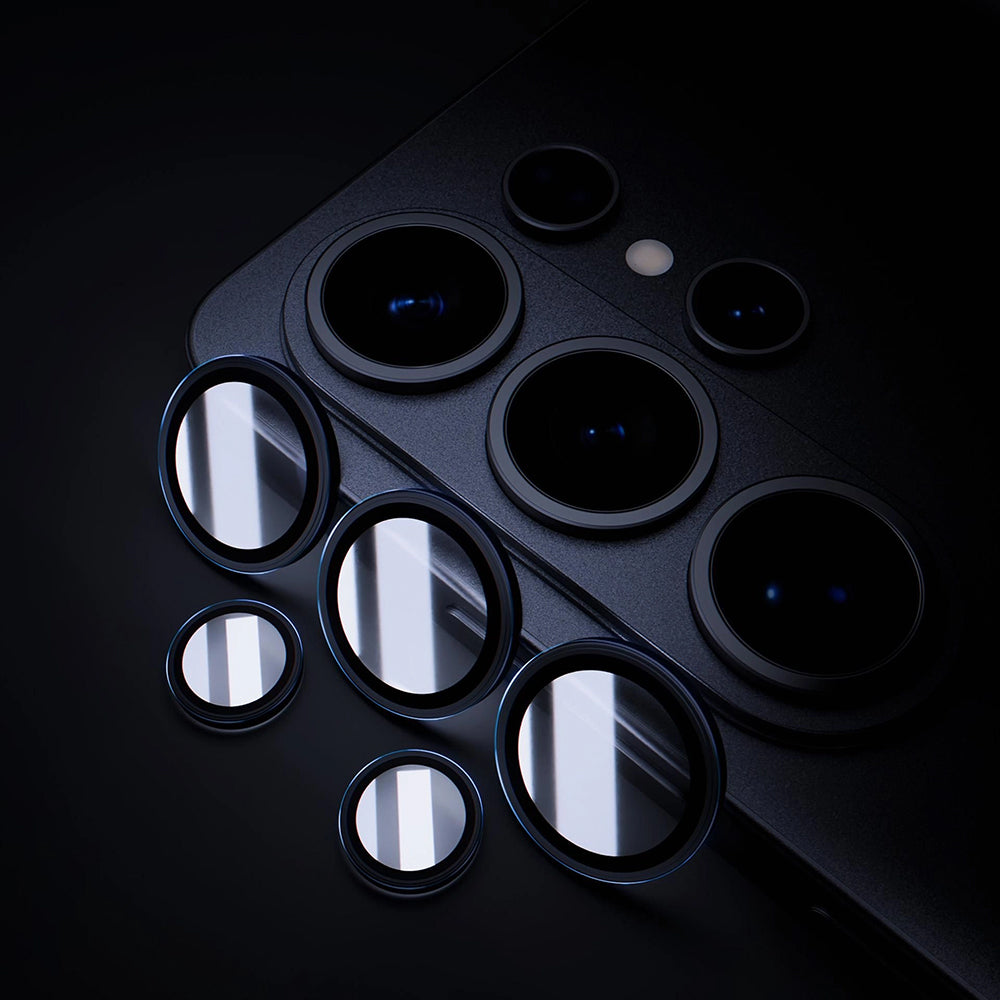 Film de protection pour caméra arrière 3MK Protection pour Samsung Galaxy S26 Ultra S948, Verre Trempé, Noir