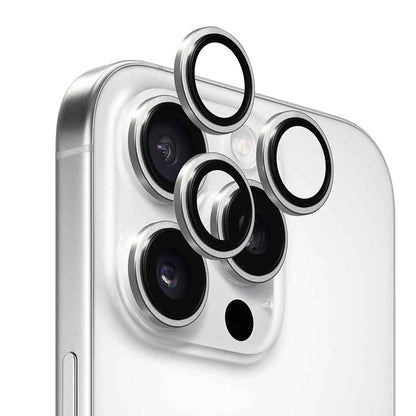 Anank AR Rückkamera-Schutzfolie für Apple iPhone 16 Pro Max / 16 Pro, gehärtetes Glas, silberfarben