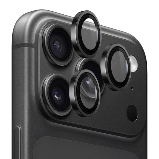 Protection pour caméra arrière Blueo 99 antireflet HD pour Apple iPhone 18 Pro / 18 Pro Max, verre trempé, noir