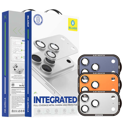 Protection pour caméra arrière Blueo Integrated Metal pour Apple iPhone 17 Pro Max, verre trempé, orange