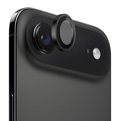 Film de protection Caméra Arrière Blueo Metal Frame pour Apple iPhone 17 Air, Verre Trempé, Noir