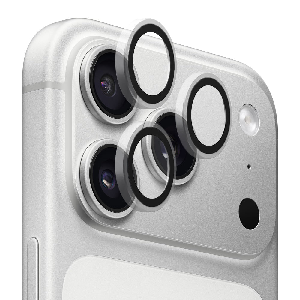 Schutzfolie Blueo Metal Frame für die Rückkamera des Apple iPhone 17 Pro Max / 17 Pro, gehärtetes Glas, Transparent