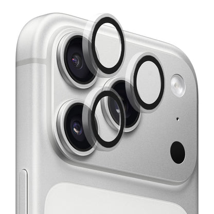 Schutzfolie Blueo Metal Frame für die Rückkamera des Apple iPhone 17 Pro Max / 17 Pro, gehärtetes Glas, Transparent