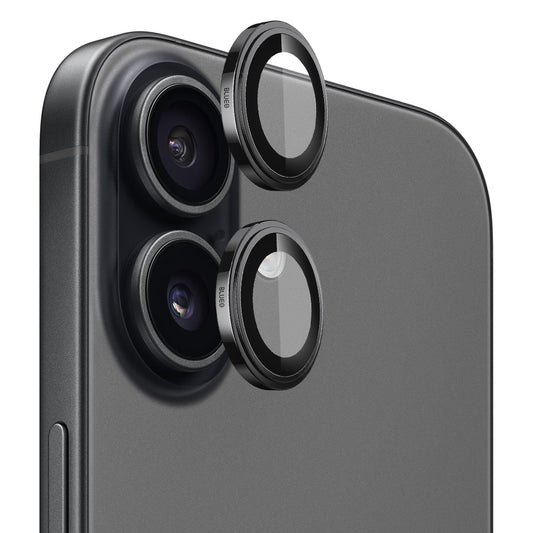 Film de protection Caméra Arrière Blueo Sapphire Crystal pour Apple iPhone 17, Verre Trempé, Noir
