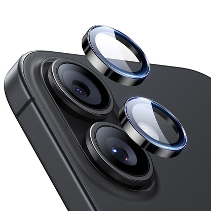 ESR Armorite Rear Camera Protection Film for Apple iPhone 17 / 16 Plus / 16, Tempered Glass, Black
