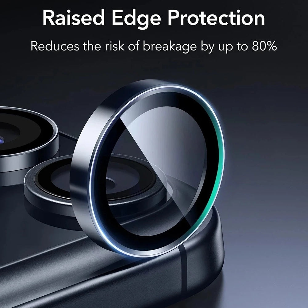 ESR Armorite Rear Camera Protector for Apple iPhone 17 Pro Max / 17 Pro / 16 Pro Max / 16 Pro, Tempered Glass, Blue