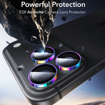Schutzfolie für die Rückkamera ESR Armorite für Apple iPhone 18 Pro / 18 Pro Max, gehärtetes Glas, mehrfarbig