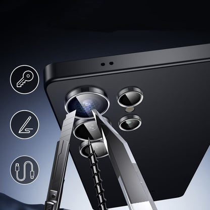 Schutzfolie ESR Armorite für die Rückkamera des Samsung Galaxy S25 Ultra S938, gehärtetes Glas, Transparent