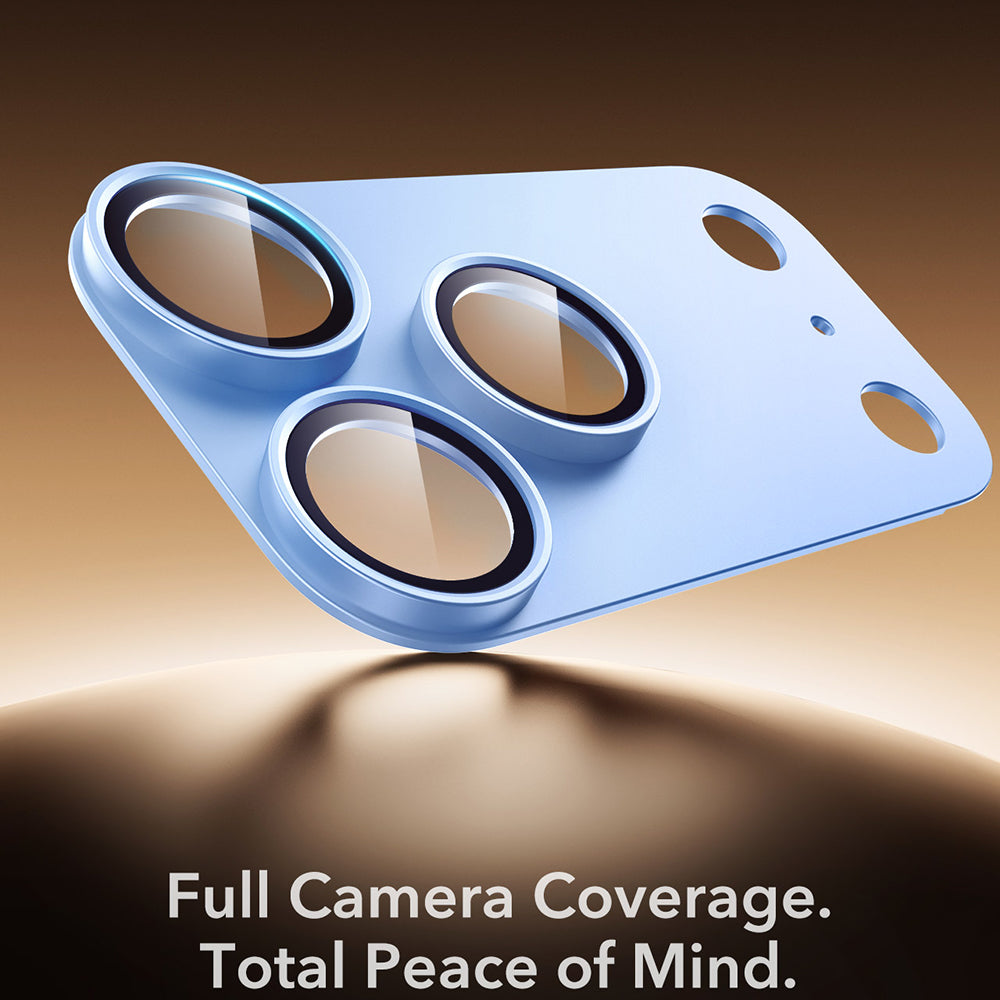 Film de protection pour caméra arrière ESR Armorite Pro pour Apple iPhone 18 Pro Max, Verre trempé, Bleu
