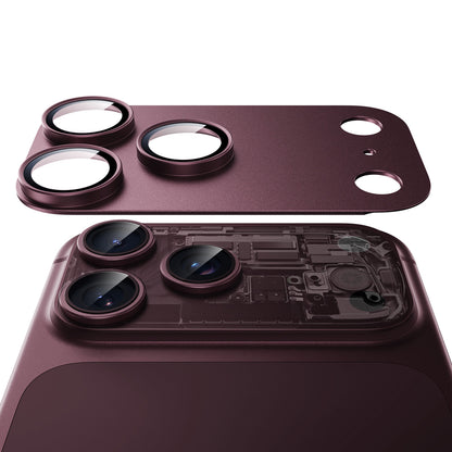 ESR Armorite Pro Rückkamera-Schutzfolie für Apple iPhone 18 Pro Max, gehärtetes Glas, Dunkelrot