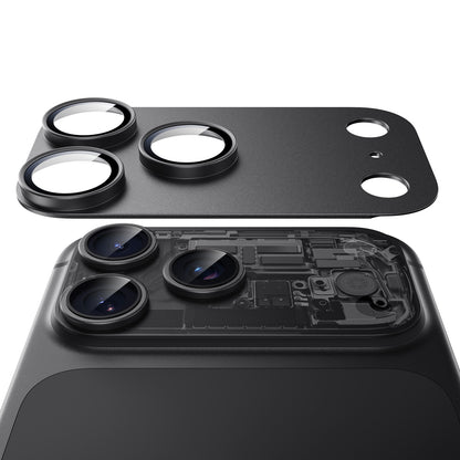 Film de protection pour caméra arrière ESR Armorite Pro pour Apple iPhone 18 Pro, Verre trempé, Noir