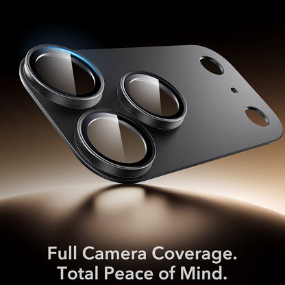 Film de protection pour caméra arrière ESR Armorite Pro pour Apple iPhone 18 Pro, Verre trempé, Noir