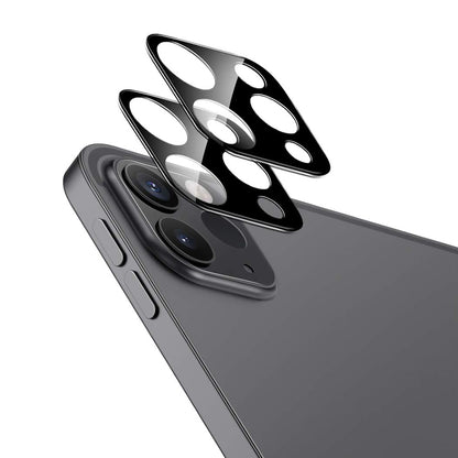 Film de protection pour caméra arrière ESR pour Apple iPad Pro 13 (2024) / Pro 11 (2022) / Pro 12.9 (2022), Verre Trempé, Lot de 2 pièces, Noir