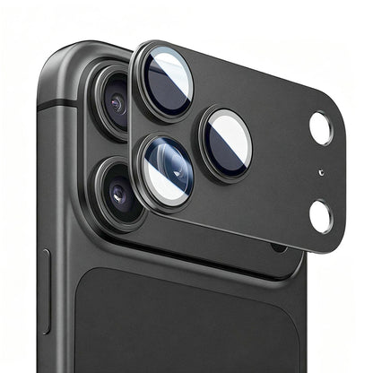 Film de protection pour caméra arrière Lito Crown Halo AR + AF pour Apple iPhone 18 Pro Max, Verre trempé, Noir