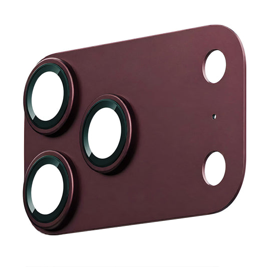 Film de protection pour caméra arrière Lito Crown Halo AR + AF pour Apple iPhone 18 Pro, Verre trempé, Bordeaux