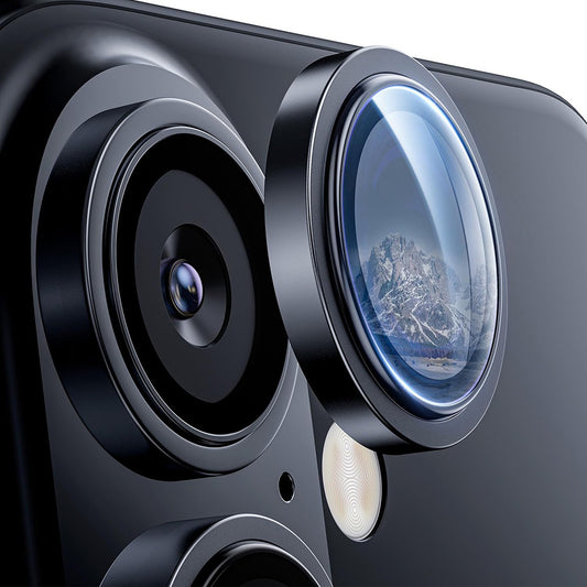 Schutzfolie Lito S+ für die Rückkamera des Apple iPhone 17, gehärtetes Glas, Schwarz