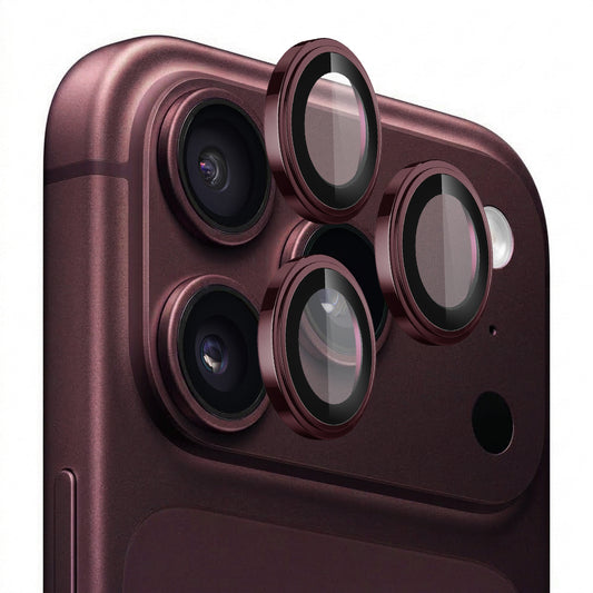 Rückkamera-Schutzfolie Lito S+ für Apple iPhone 18 Pro / 18 Pro Max, Sicherheitsglas, Weinrot