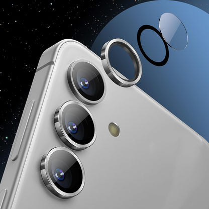 Lito S+ Rear Camera Protective Film for Samsung Galaxy S25+ S936, Tempered Glass, Black