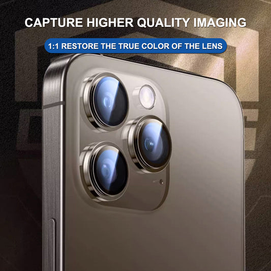 Film de protection Caméra Arrière Lito Titanium AR pour Apple iPhone 17 Air, Verre Trempé, Bleu