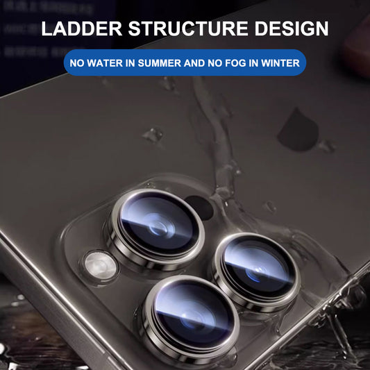 Schutzfolie Lito Titanium AR für die Rückkamera des Apple iPhone 17 Air, gehärtetes Glas, Goldfarben