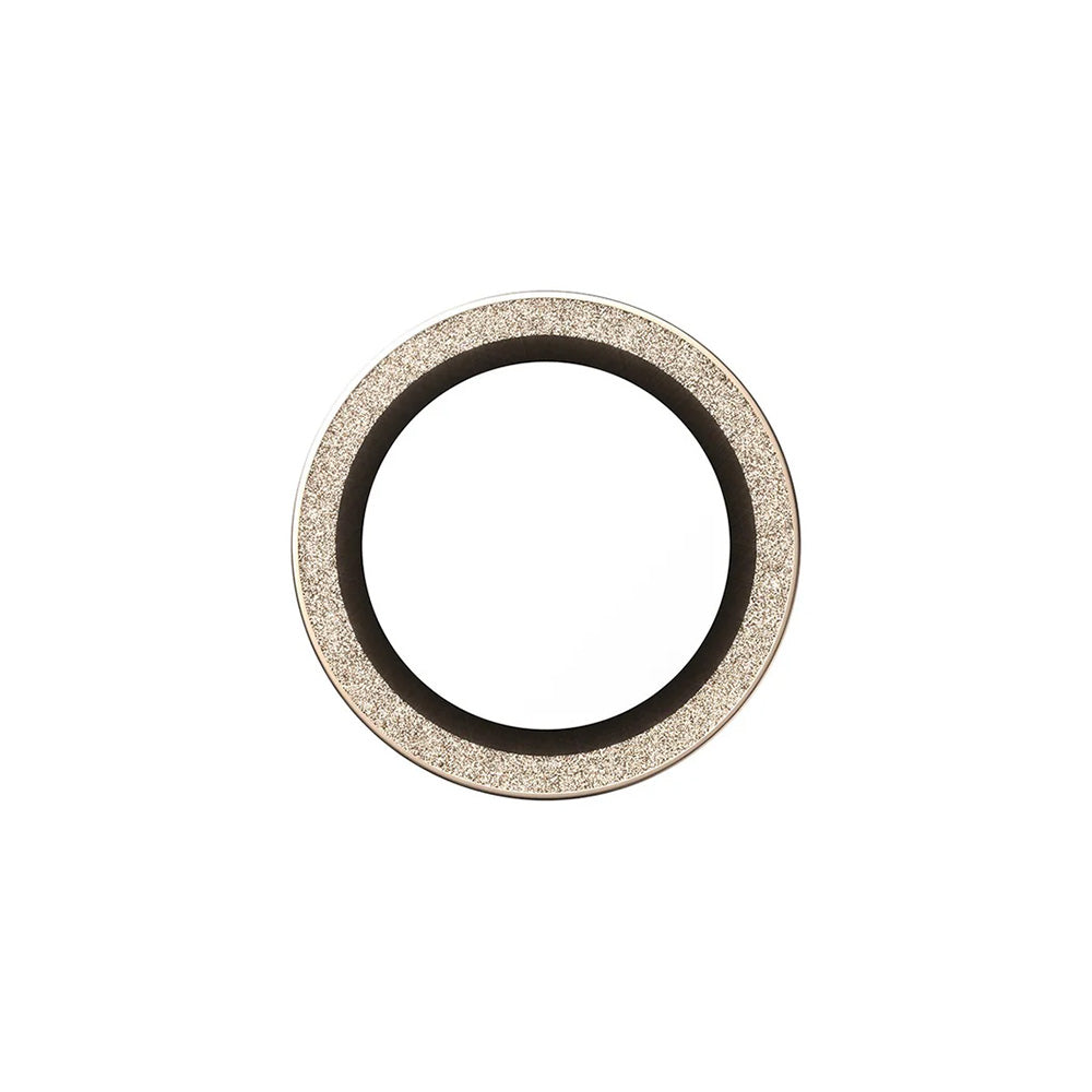 Rear Camera Protection Film PanzerGlass Hoops Glitter for Apple iPhone 17 Air, Tempered Glass, Gold