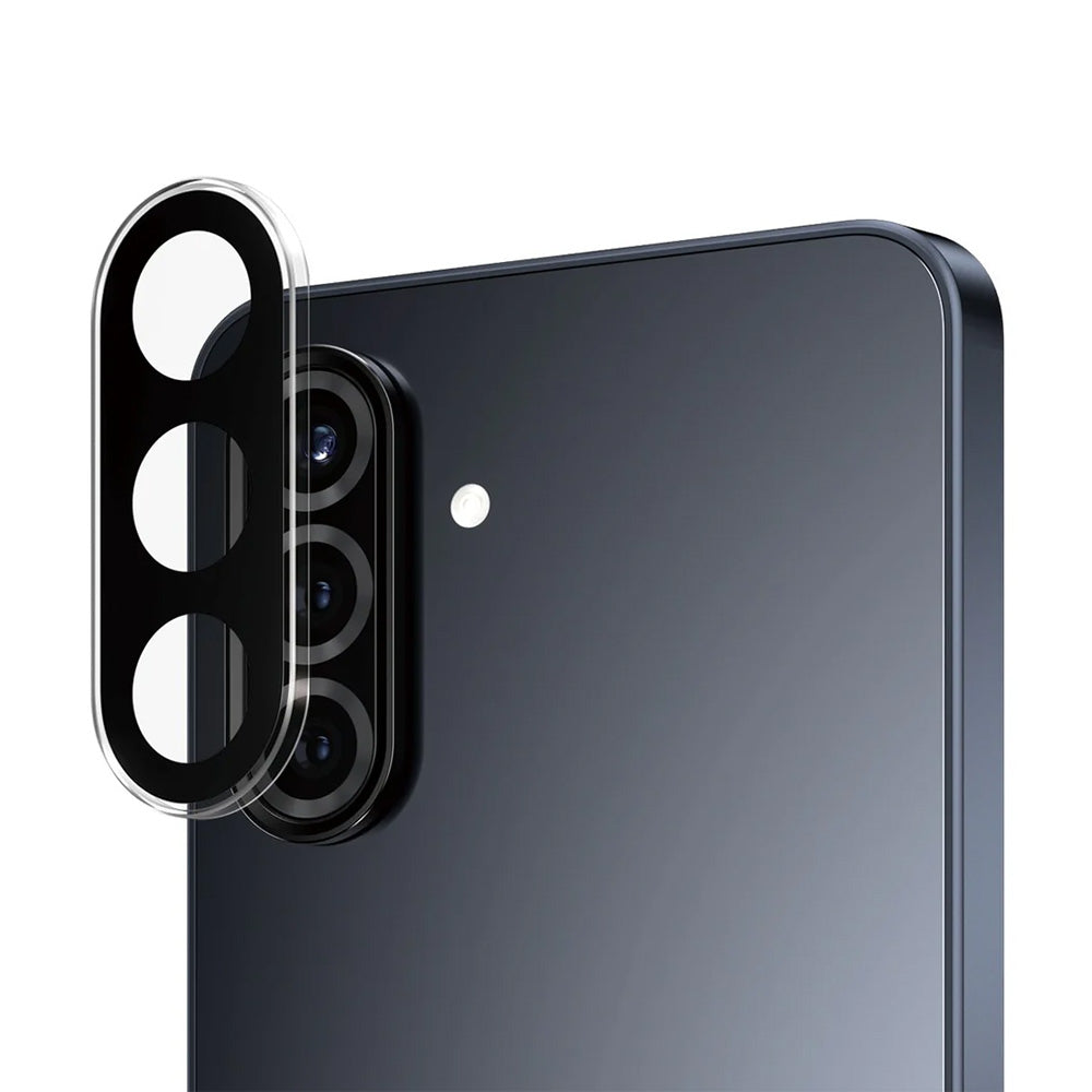 Schutzfolie PanzerGlass Hoops für die Rückkamera des Samsung Galaxy A36 A366, gehärtetes Glas, Transparent